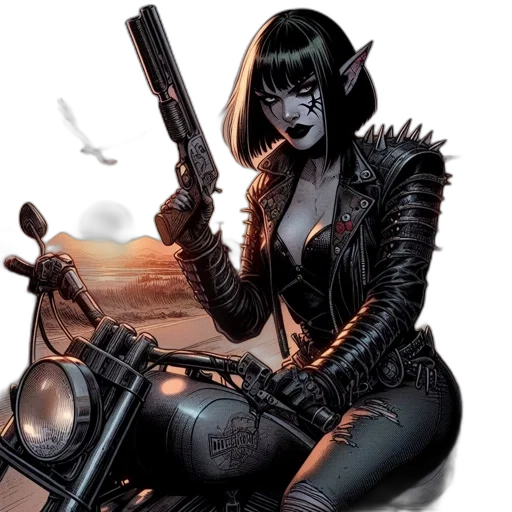 weapon, comic book art, fantasy art, concept art transparent PNG cut-out
