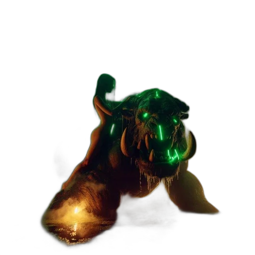 animal, creature, staff, jewelry transparent PNG cut-out