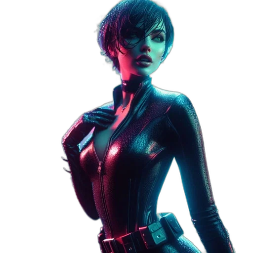 jacket, dress, robot, weapon transparent PNG cut-out
