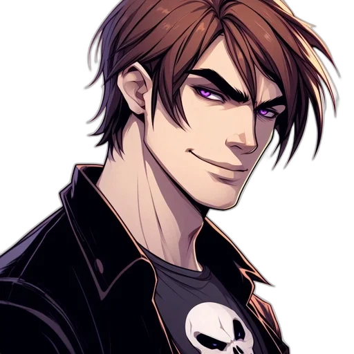 face, jacket, cartoon, comic book art transparent PNG cut-out