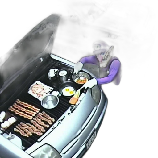 car, jewelry, food, robot transparent PNG cut-out