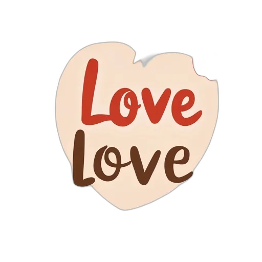 love, healthy, food, symbols transparent PNG cut-out
