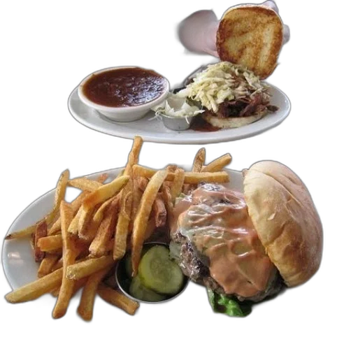 food, photorealistic, 3d render, plate transparent PNG cut-out