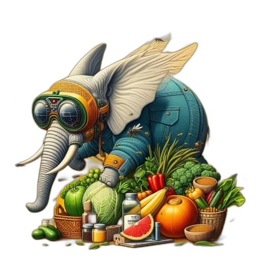 dragon, food, animal, creature transparent PNG cut-out