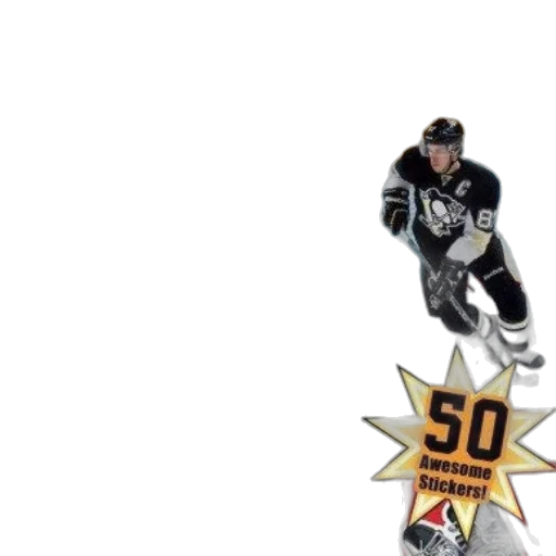 3d render, vibrant, hockey, sticker transparent PNG cut-out