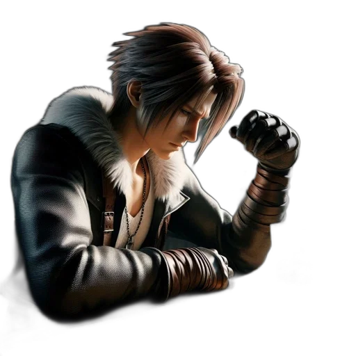 jacket, weapon, concept art, 3d render transparent PNG cut-out