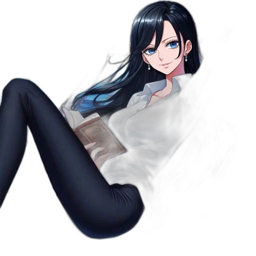 dress, creature, weapon, staff transparent PNG cut-out