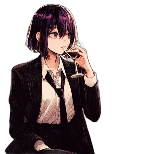 staff, jacket, umbrella, face transparent PNG cut-out