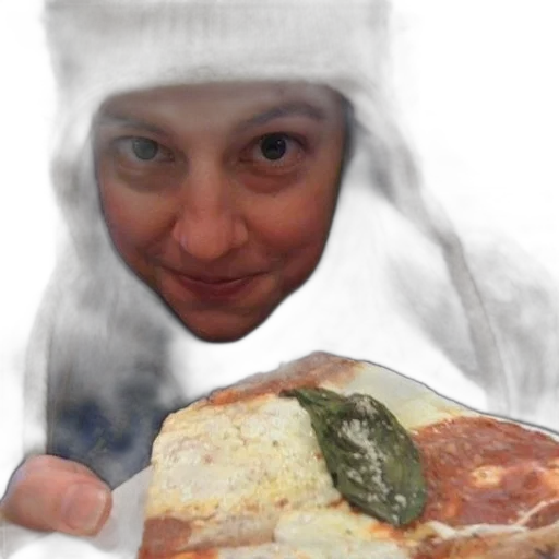 food, face, photorealistic, fire transparent PNG cut-out