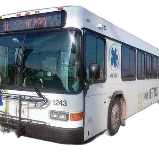 white, bus, word, metro transparent PNG cut-out
