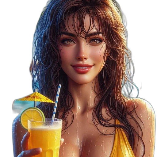 dress, face, food, bottle transparent PNG cut-out