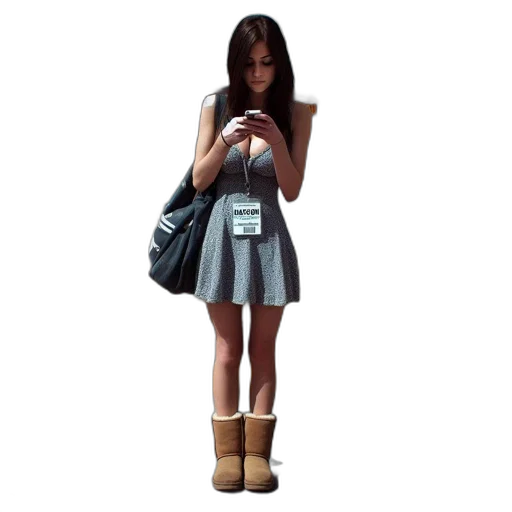 dress, jacket, robot, 3d render transparent PNG cut-out