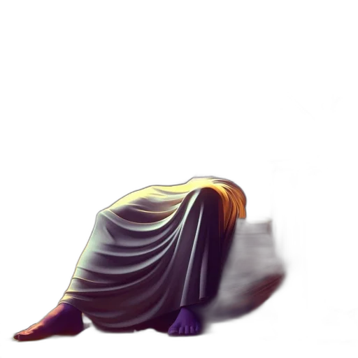dress, hair, umbrella, creature transparent PNG cut-out