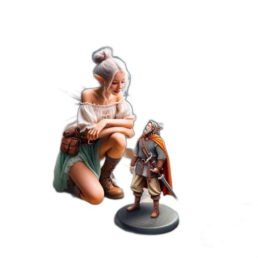 concept art, fantasy art, 3d render, inside transparent PNG cut-out