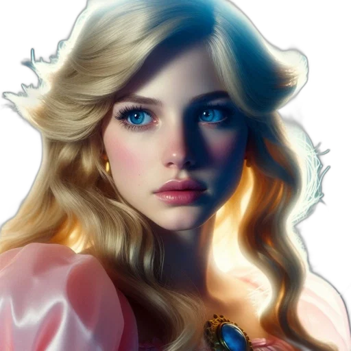 face, crown, dress, fantasy art transparent PNG cut-out