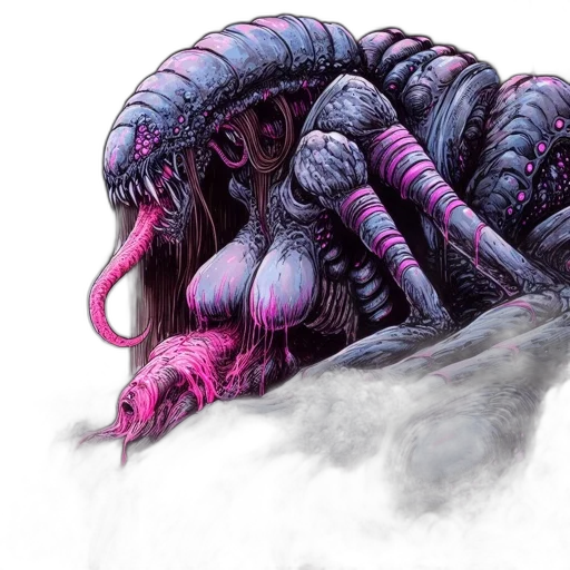 creature, hair, animal, concept art transparent PNG cut-out
