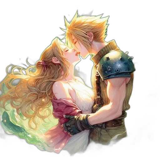 watercolor, fantasy art, concept art, pixel art transparent PNG cut-out