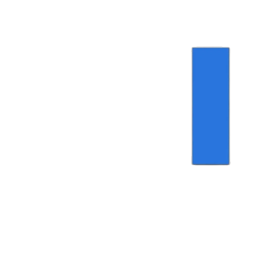 robot, pixel art, blue, monochrome transparent PNG cut-out