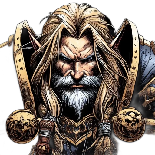 comic book art, fantasy art, concept art, ornately transparent PNG cut-out