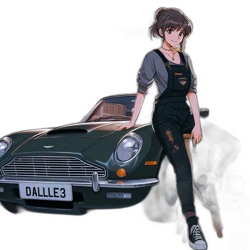 car, jacket, concept art, anime transparent PNG cut-out