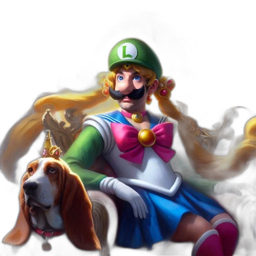 animal, dress, mask, staff transparent PNG cut-out