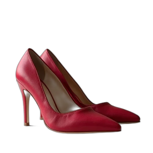 shoes, red, women, stil transparent PNG cut-out