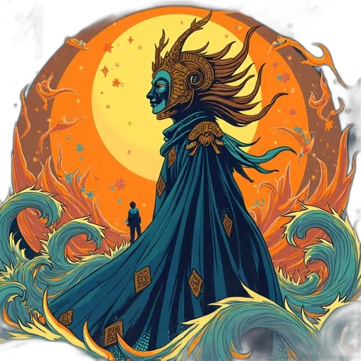 dress, dragon, creature, fantasy art transparent PNG cut-out