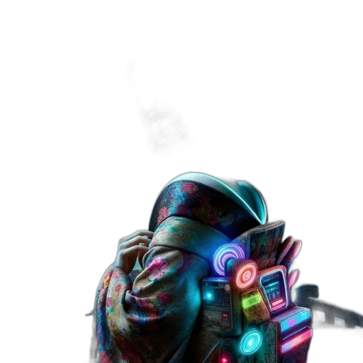 robot, mask, face, weapon transparent PNG cut-out