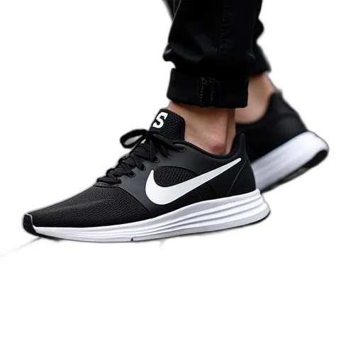 shoes, photorealistic, 3d render, monochrome transparent PNG cut-out