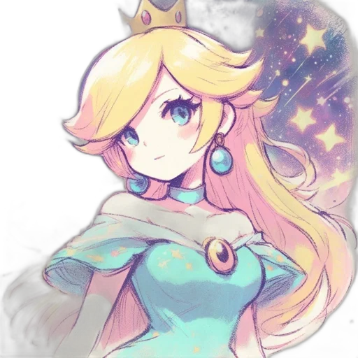 crown, dress, staff, face transparent PNG cut-out