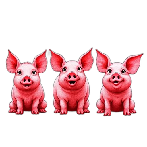 animal, 3d render, concept art, photorealistic transparent PNG cut-out