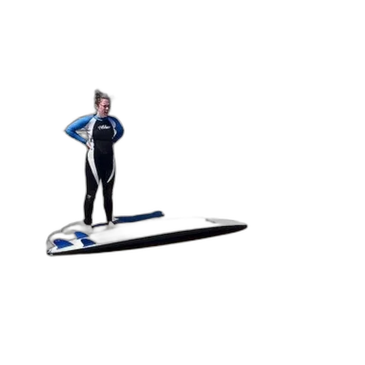 staff, person, wetsuit, stands transparent PNG cut-out