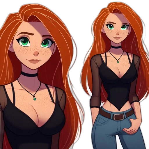 concept art, cartoon, fantasy art, anime transparent PNG cut-out