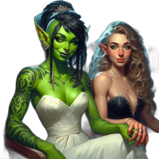 dress, fantasy art, concept art, pixel art transparent PNG cut-out