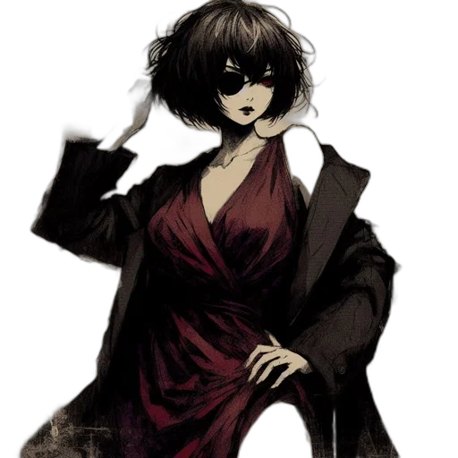 dress, mask, staff, face transparent PNG cut-out