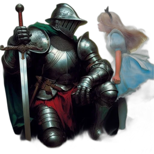 sword, weapon, staff, fantasy art transparent PNG cut-out