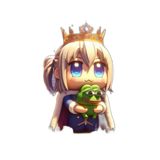 crown, dragon, staff, creature transparent PNG cut-out