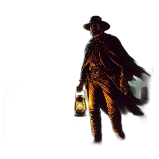 staff, hat, jacket, robot transparent PNG cut-out