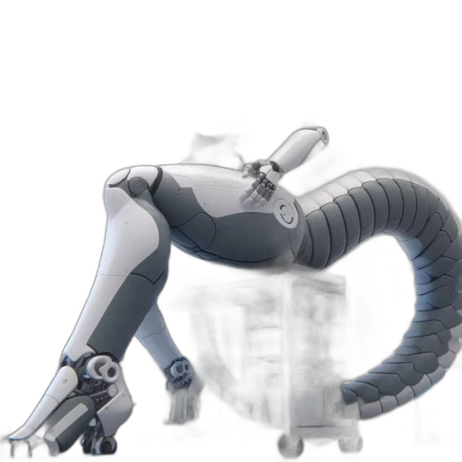 robot, creature, animal, staff transparent PNG cut-out