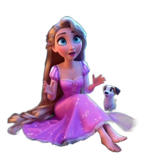 dress, 3d render, concept art, cartoon transparent PNG cut-out