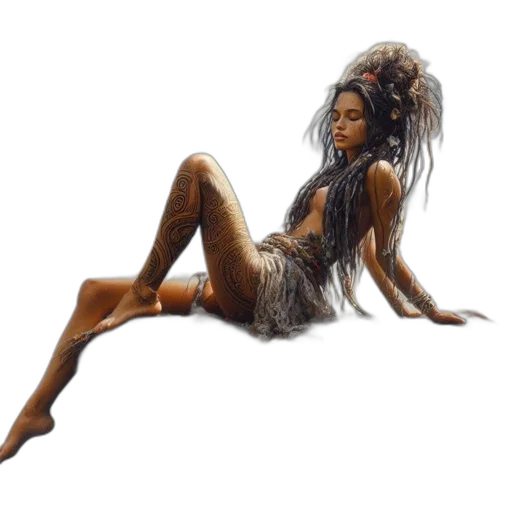 hair, creature, concept art, fantasy art transparent PNG cut-out