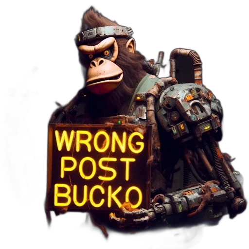 robot, weapon, jacket, staff transparent PNG cut-out