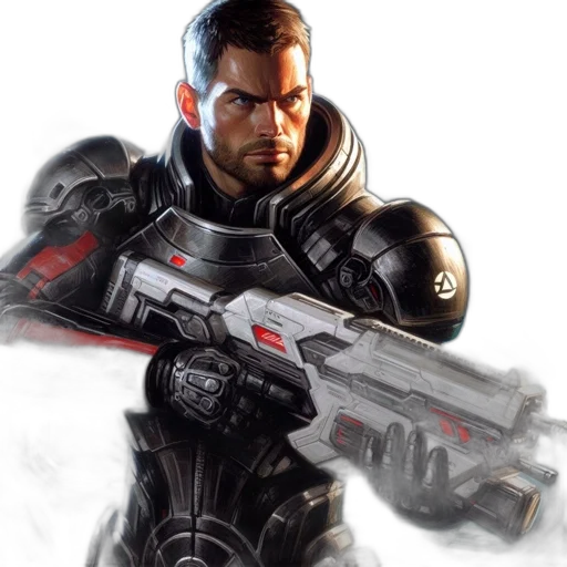 weapon, concept art, comic book art, cyberpunk transparent PNG cut-out