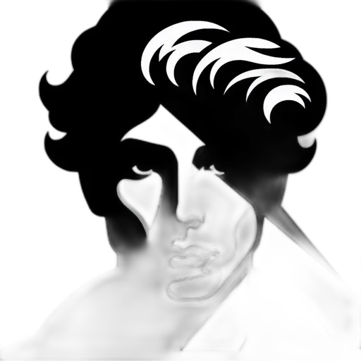 face, hair, mask, crown transparent PNG cut-out