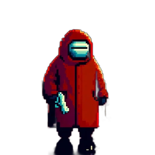 jacket, robot, creature, mask transparent PNG cut-out