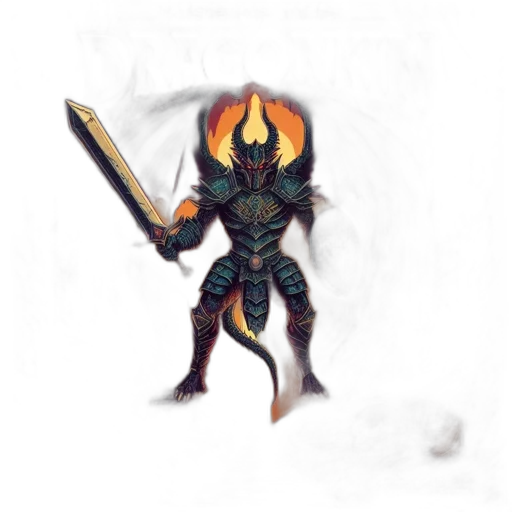 sword, staff, dragon, weapon transparent PNG cut-out