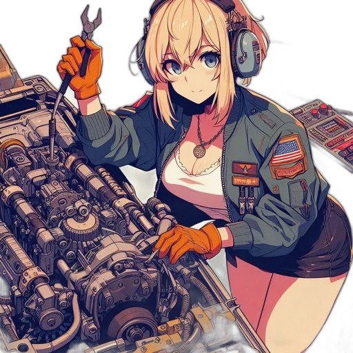weapon, car, robot, jacket transparent PNG cut-out
