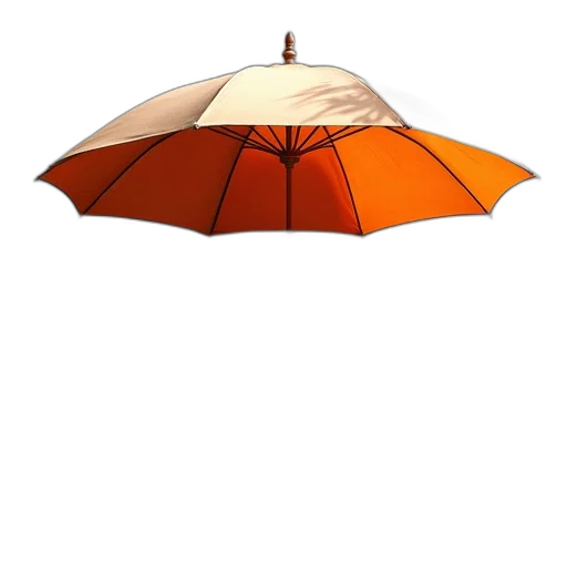 umbrella, staff, hat, crown transparent PNG cut-out