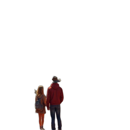 hat, jacket, umbrella, hair transparent PNG cut-out