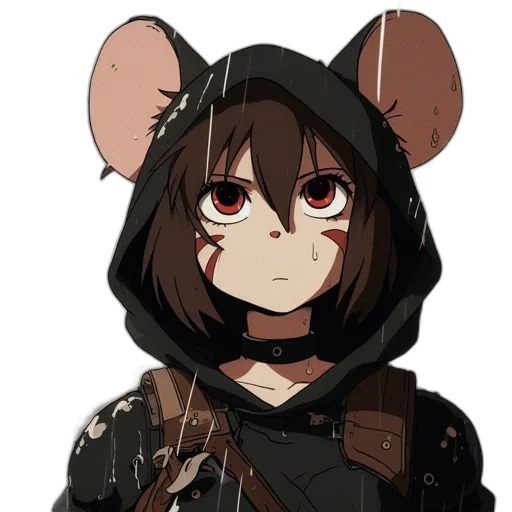 mask, jacket, weapon, animal transparent PNG cut-out
